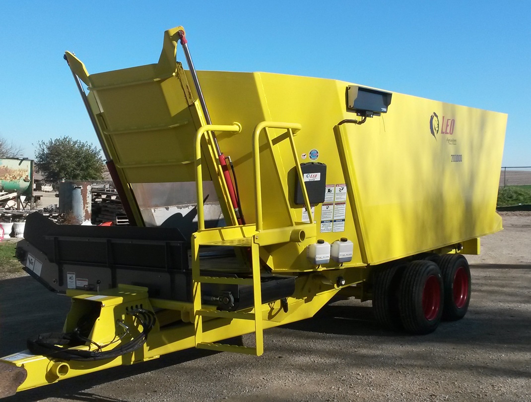 LEO 7028HD swaar diens voermenger 28 kubieke meter kommersieel bedrywigheid