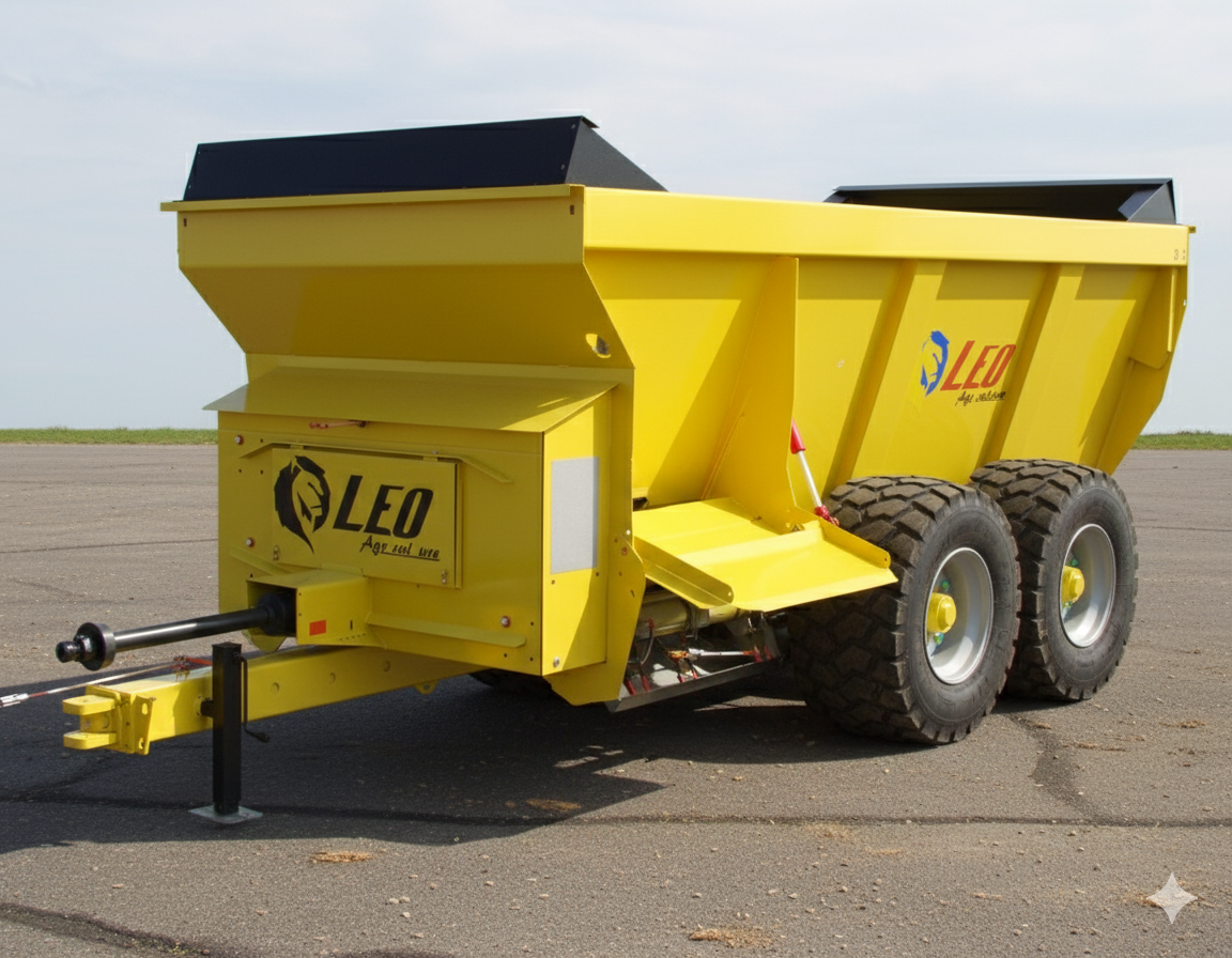 LEO 2012 kommersieel duty sy-afvoer misverspreider 12000L vlekvrye staal