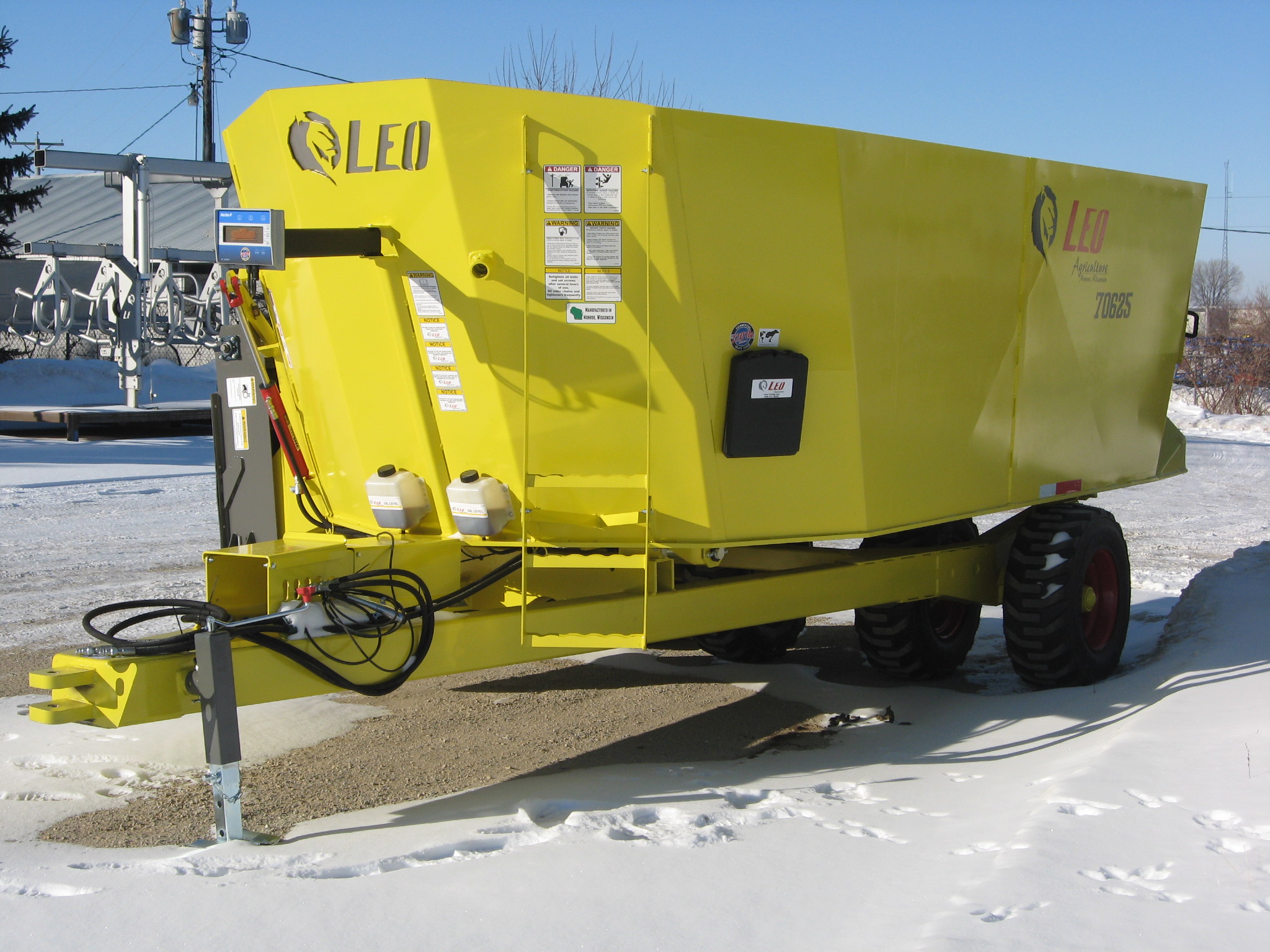 LEO 7016HD swaar diens voermenger 16 kubieke meter