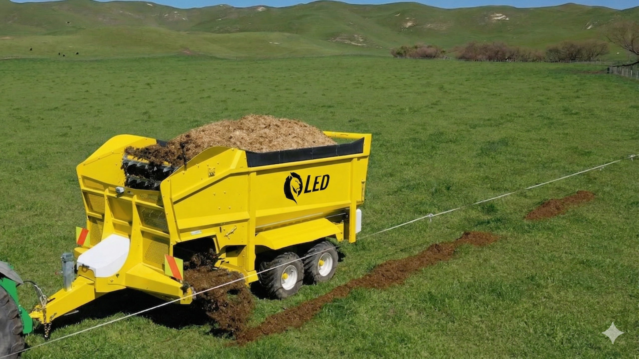 LEO delivery wagon — feed distribution wagon for dairy and beef operations